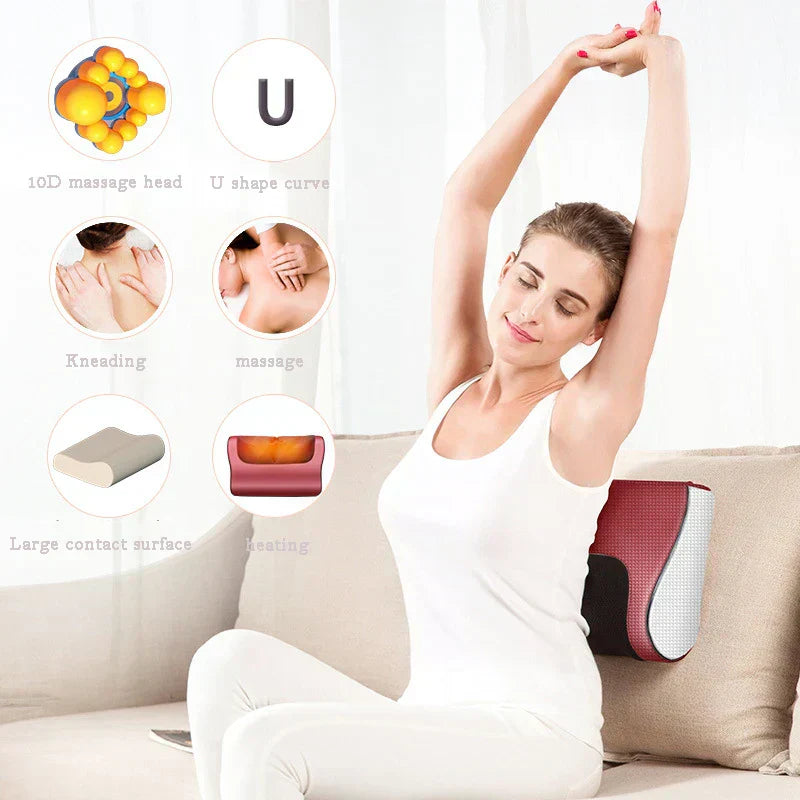 ʙᴜʏᴢᴇɴ™ Red Pillow Massager – جهاز تدليك الوسادة الحمراء