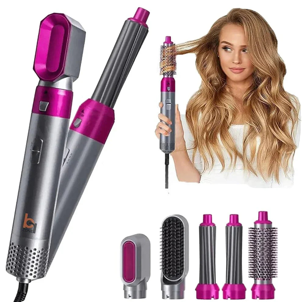ʙᴜʏᴢᴇɴ™ Hot Hair Brush 5 in 1 – فرشاة الشعر الساخنة 5 في 1