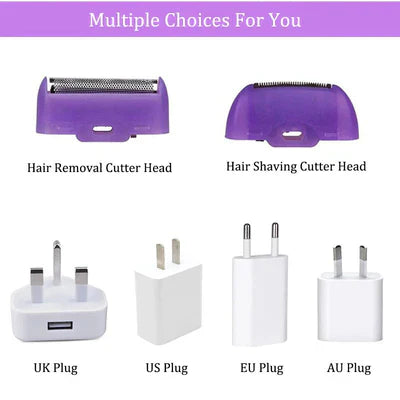 ʙᴜʏᴢᴇɴ™Purple Epilator – آلة إزالة الشعر البنفسجية